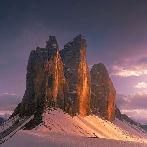 Tre Cime di Lavaredo - Inverno | © Nicola Bombassei