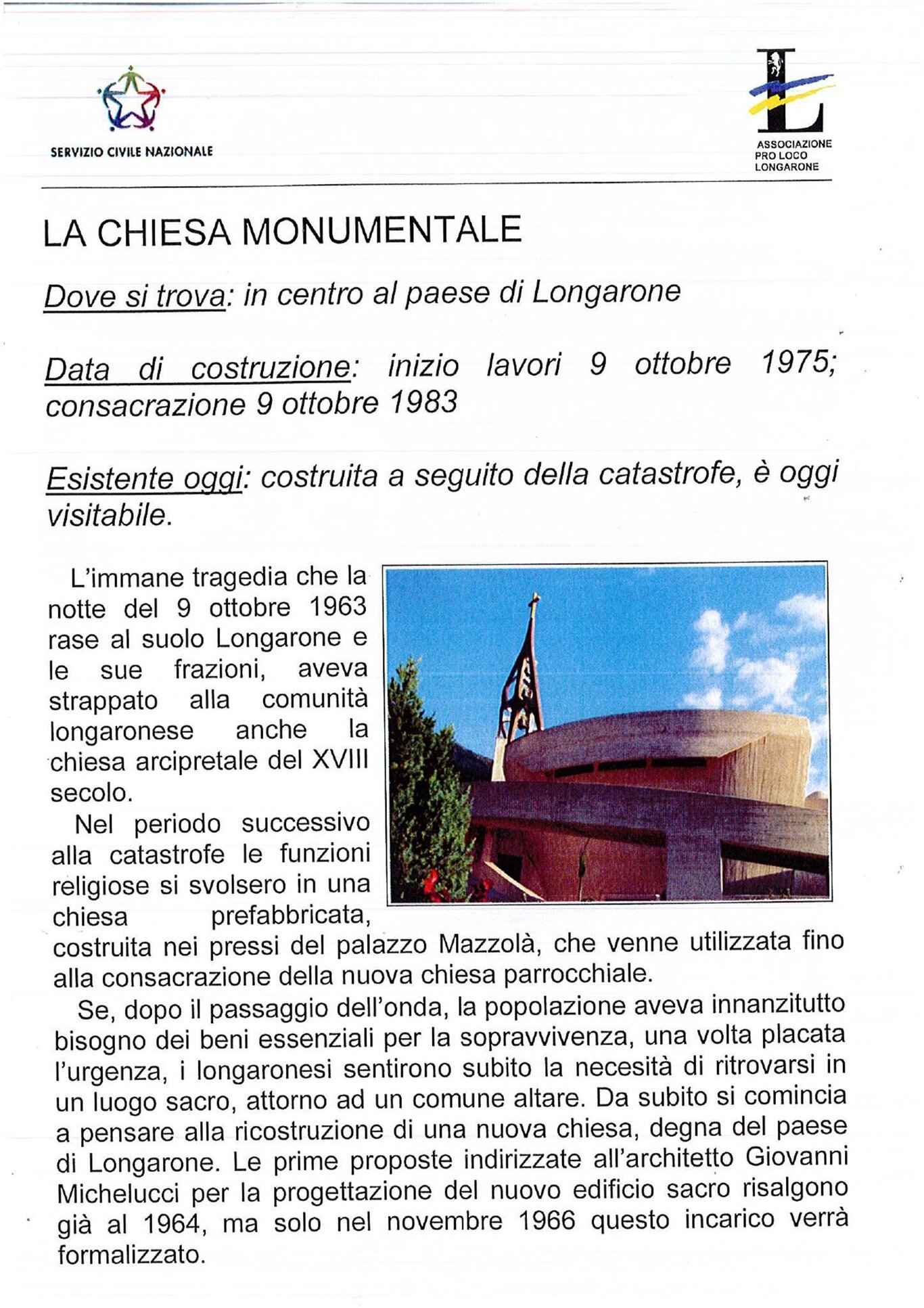 La chiesa monumentale di Longarone_02