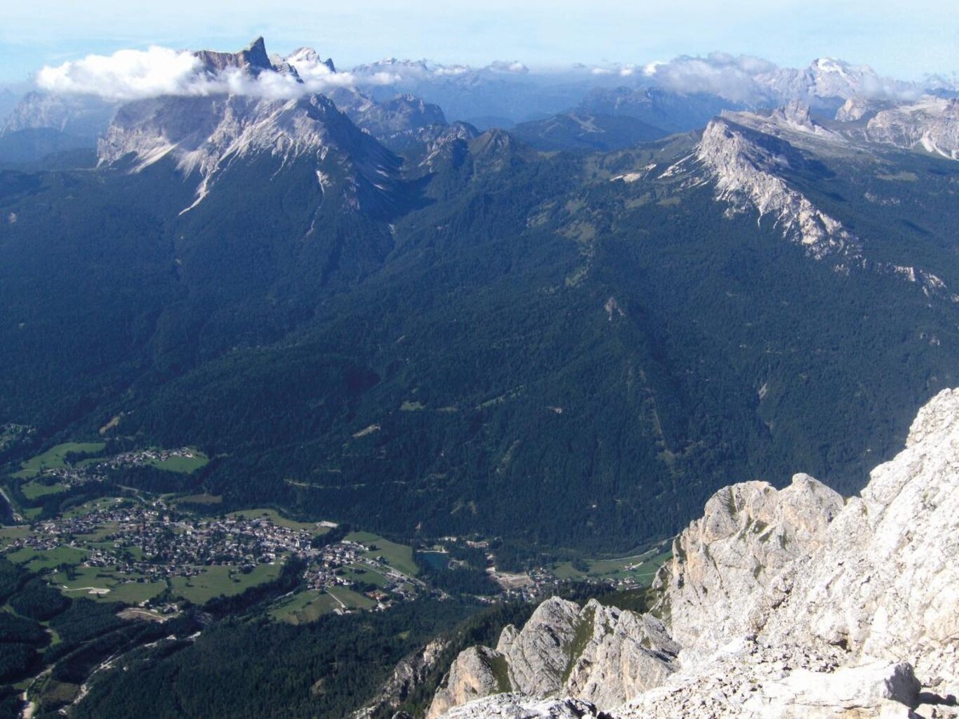 San Vito di Cadore dall'alto