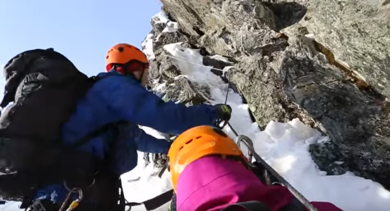 Via Ferrata in inverno