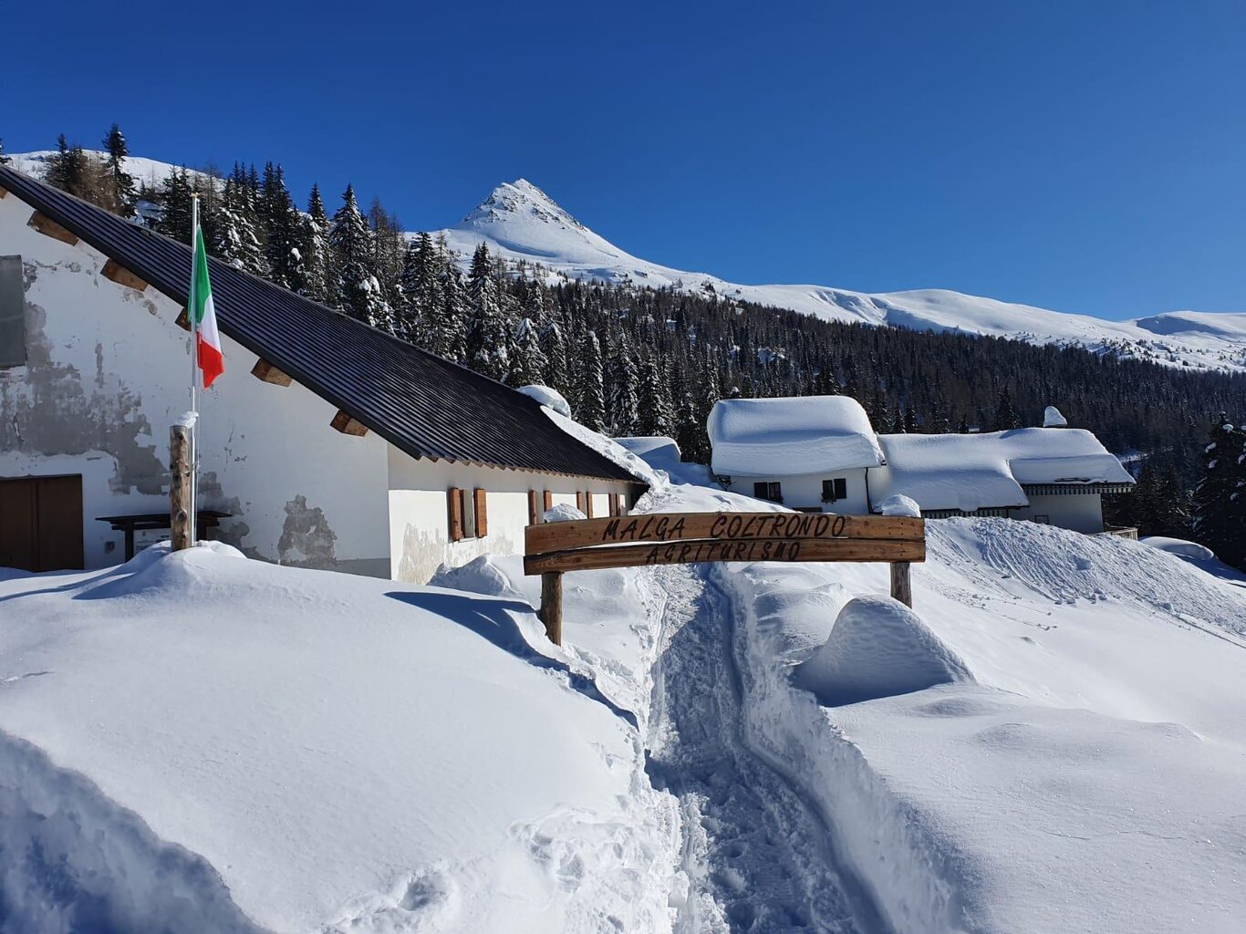 Malga Coltrondo inverno