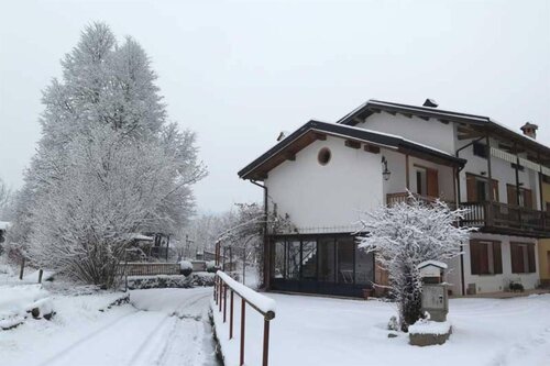 Casa del Tiglio in inverno