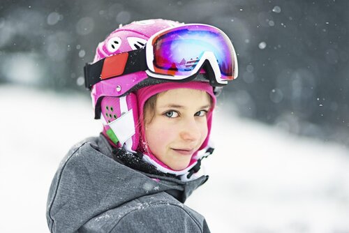 Skiing in the Dolomites