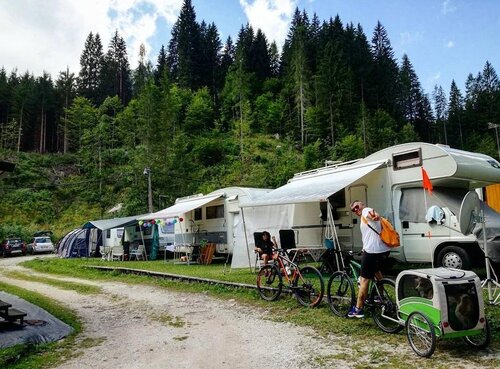 Piazzole per camper in estate