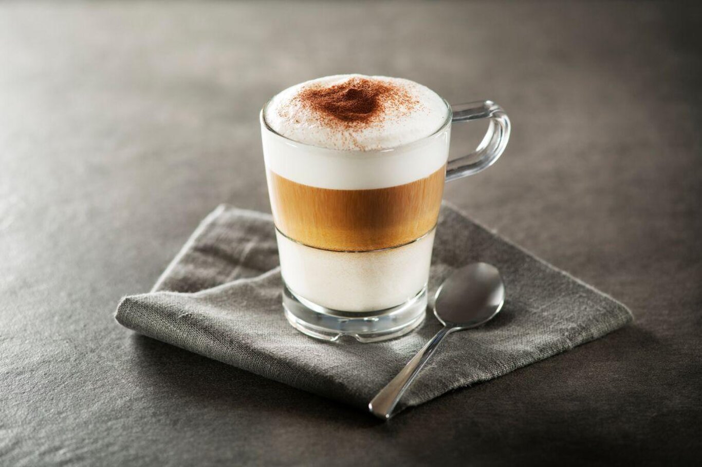 Cappuccino in vetro