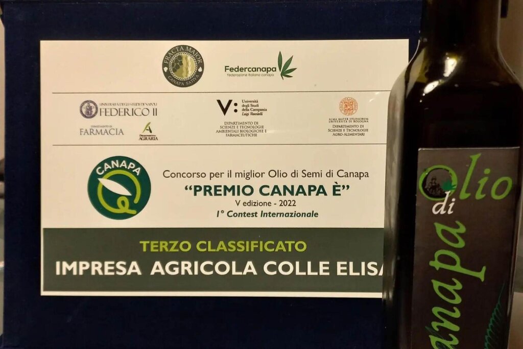 Premio olio di canapa