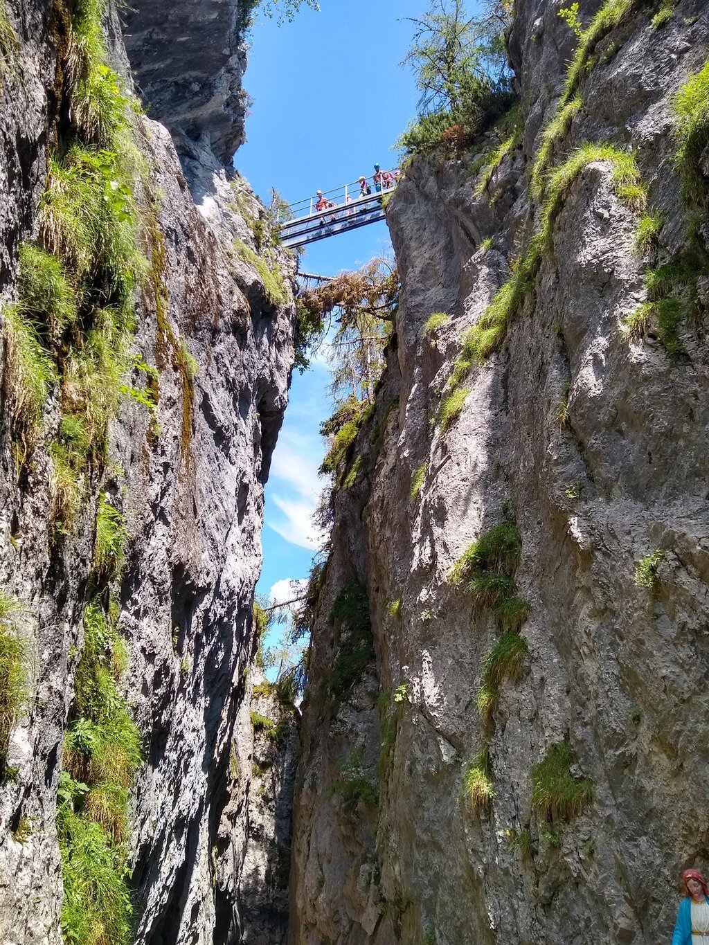 Ponte sospeso - ferrata Sass de Rocia