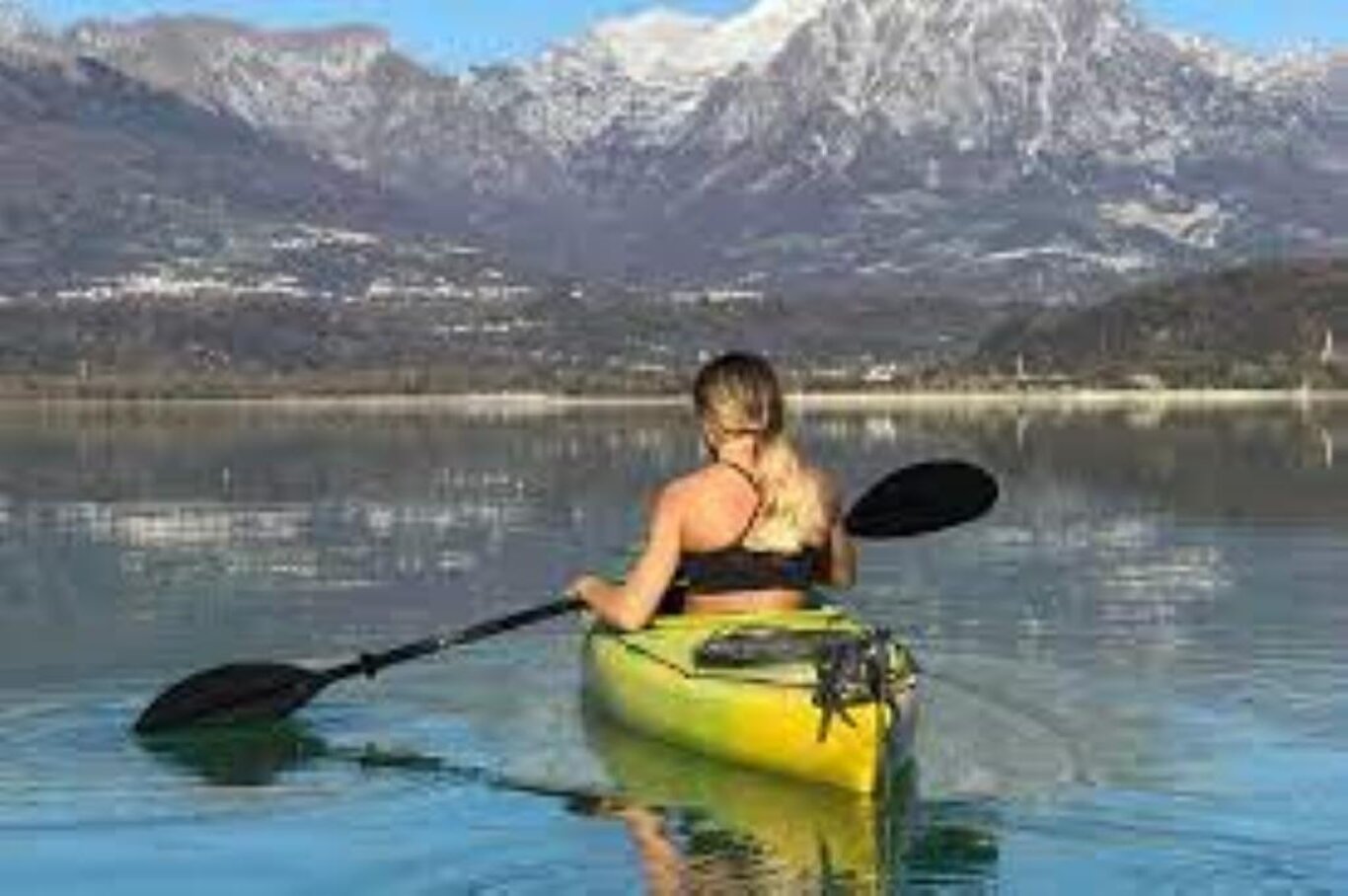 Canottaggio nel Lago di Santa Croce