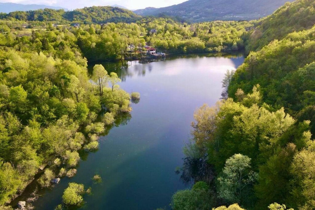 Veduta dall'alto dell'Oasi di Vedana