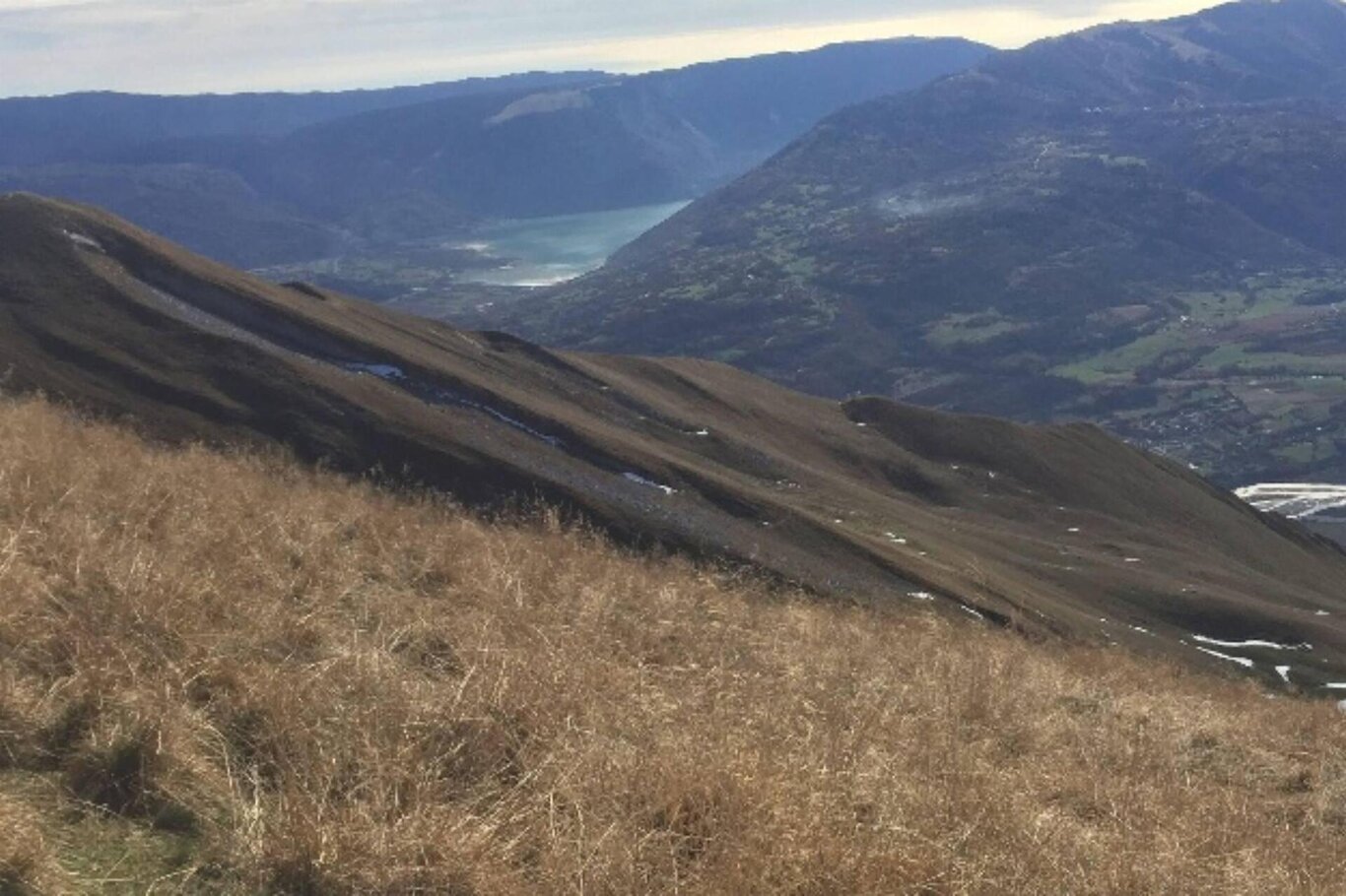 Vista sull'Alpago dal Monte Serva