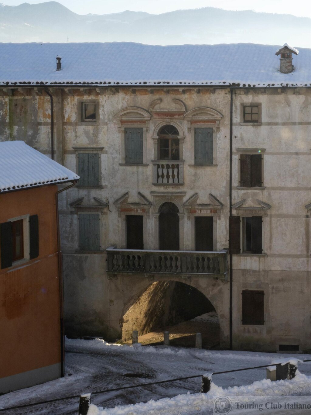 Palazzo Pivetta in inverno