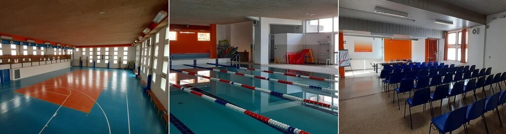 palestra piscina e sala riunioni