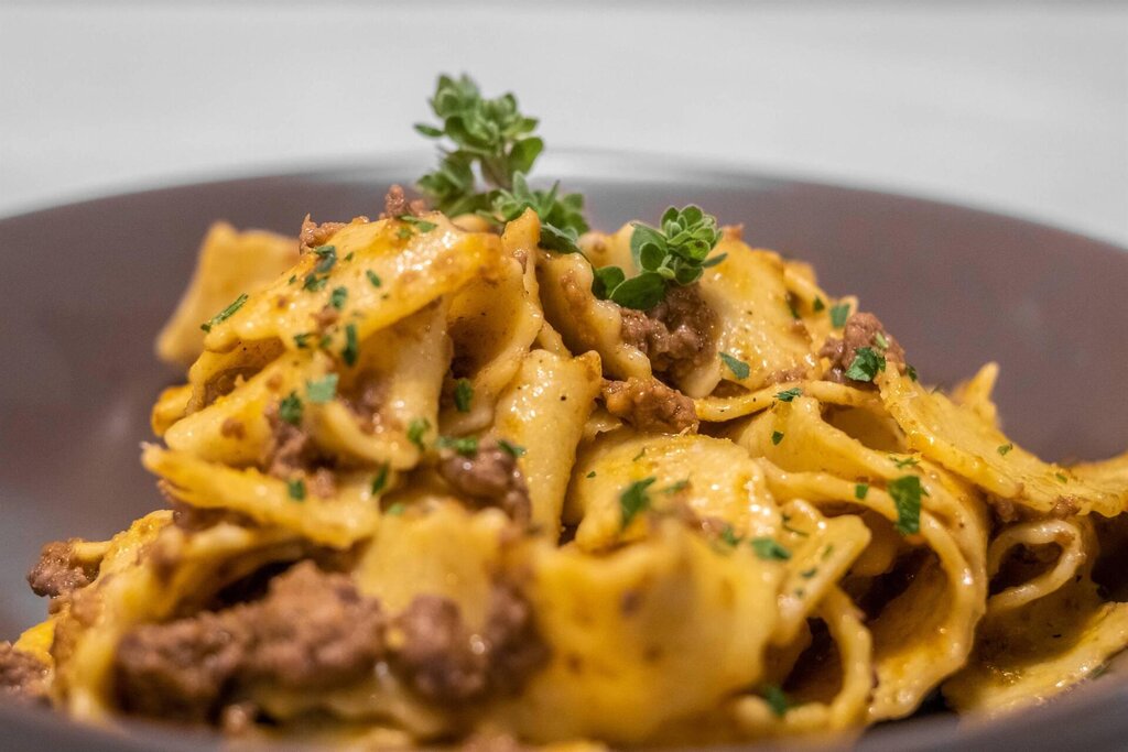 pappardelle al cervo