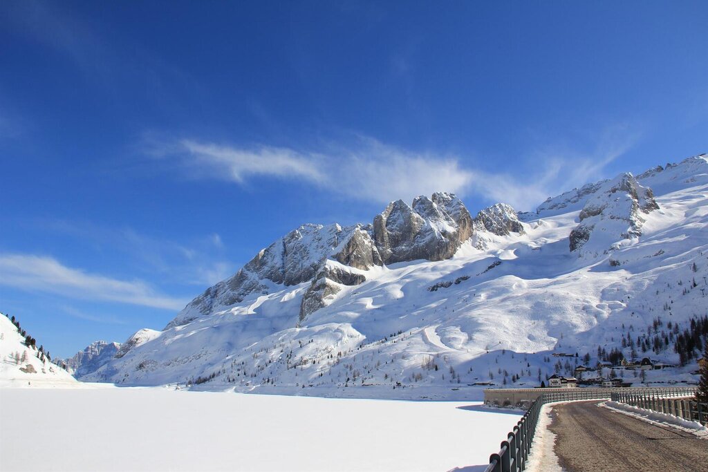Passo Fedaia invernale Passo Fedaia invernale